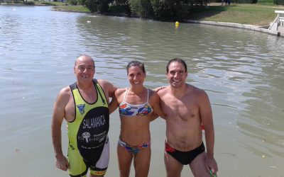 Entrenamiento aguas abiertas Lago de Boadilla