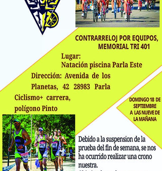 Contrarreloj por equipos, memorial Tri 401